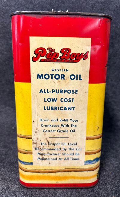 The Pep Boys Western Motor Oil 2 Gallon SST Can