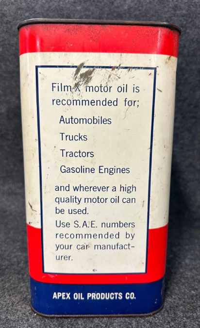 FILM-X Extra Strength 2 Gallon Motor Oil SST Can