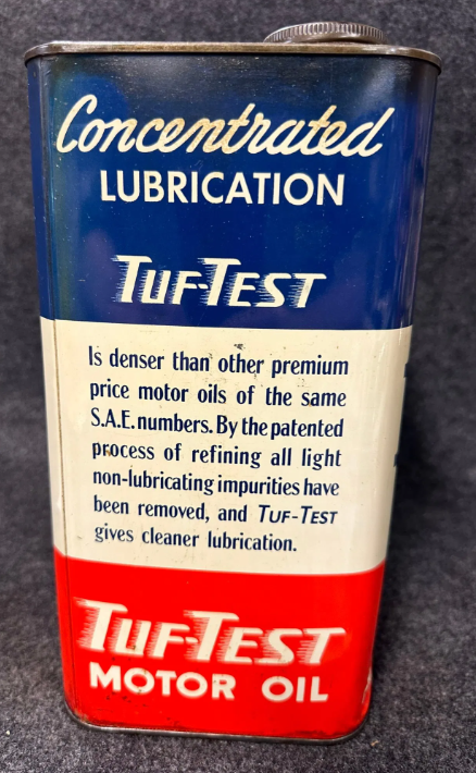 Tuf-Test 100% Pure Motor Oil 2 Gallon SST Can