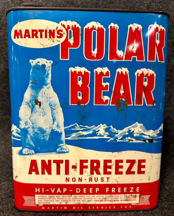 Martin’s Polar Bear Anti Freeze Non Rust 2 Gallon SST Can