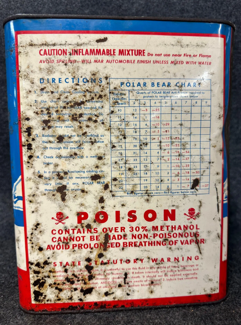 Martin’s Polar Bear Anti Freeze Non Rust 2 Gallon SST Can