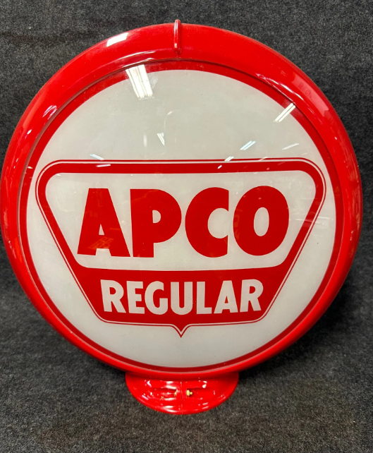 Apco Regular 13.5″ Complete Gas Pump Globe in Reproduction Bady