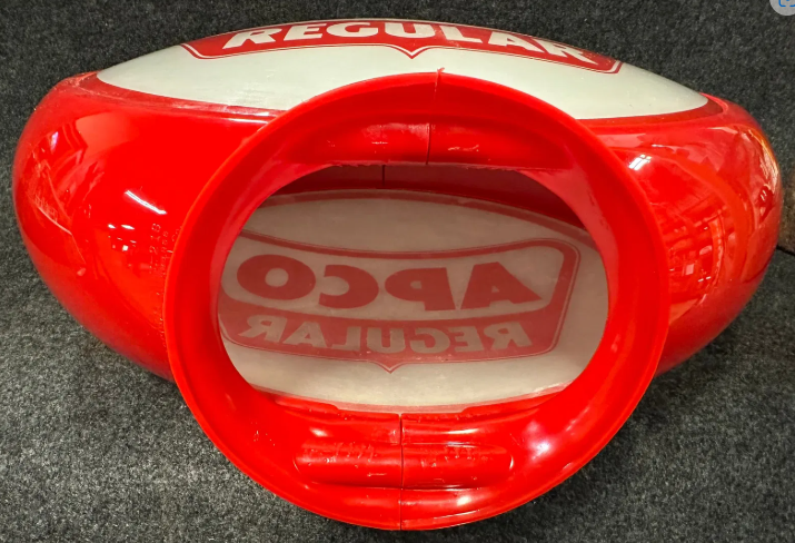 Apco Regular 13.5″ Complete Gas Pump Globe in Reproduction Bady