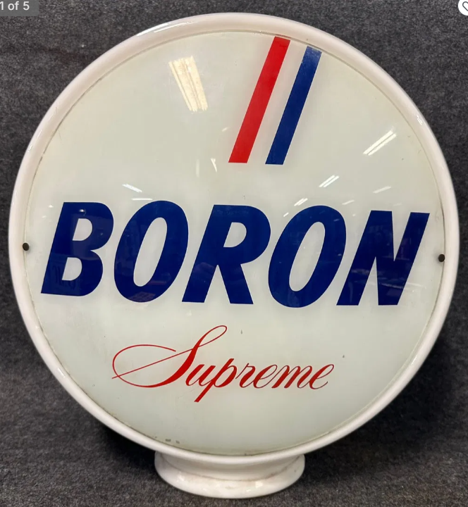 Boron Supreme Complete 13.5″ Wide Body Gas Pump Globe