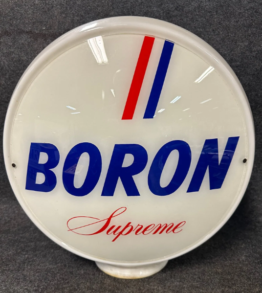 Boron Supreme Complete 13.5″ Wide Body Gas Pump Globe