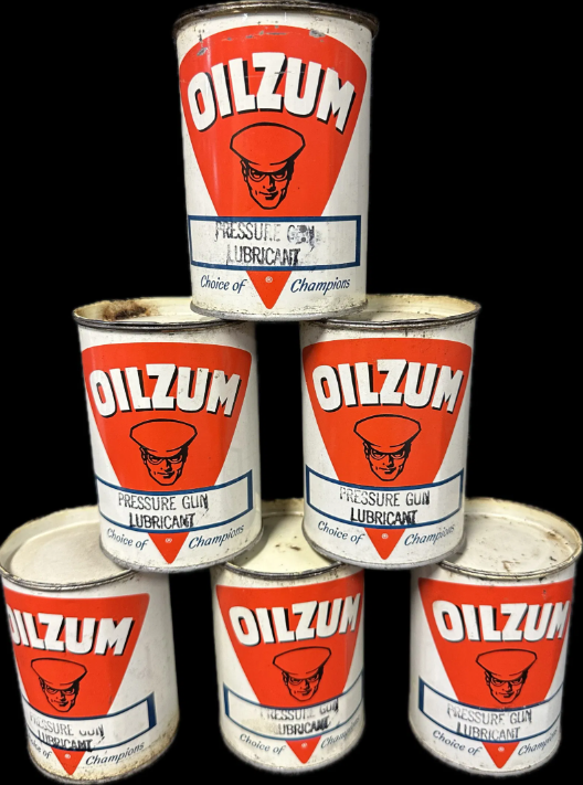 Oilzum Metal 1 Lb SST Grease Cans Pressure Gun Lubricant with Oswald