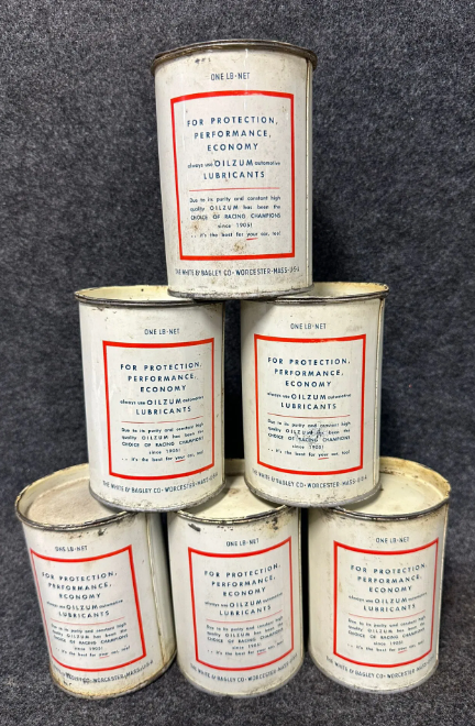 Oilzum Metal 1 Lb SST Grease Cans Pressure Gun Lubricant with Oswald