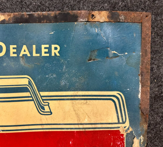 High Test Quaker Anti-Freeze 1920s Kemper Thomas Cardboard Sign