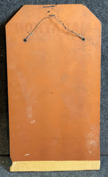 Marathon Bathroom Vanity Gas Service Station Mirror Sign