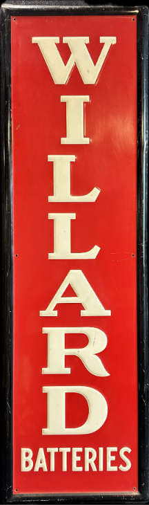 Willard Batteries SST Embossed 5 Foot Sign