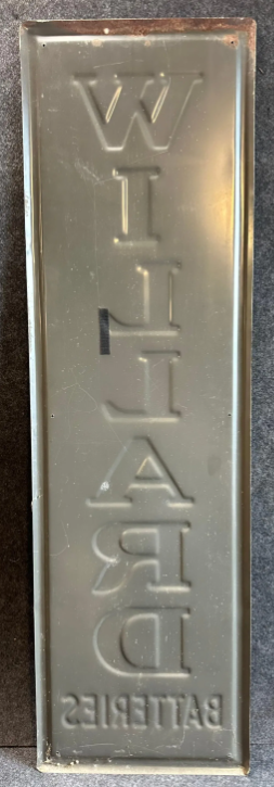 Willard Batteries SST Embossed 5 Foot Sign