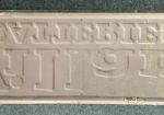 Willard Batteries SST Embossed Sign