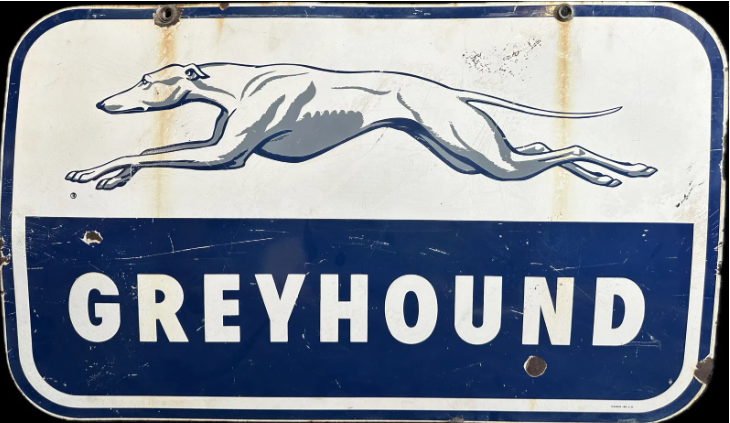 Greyhound DSP Bus Depot Sign