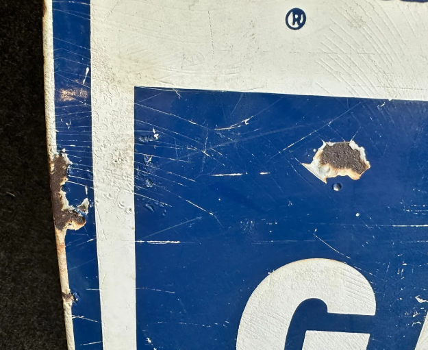 Greyhound DSP Bus Depot Sign