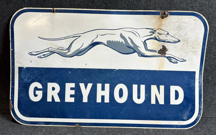 Greyhound DSP Bus Depot Sign