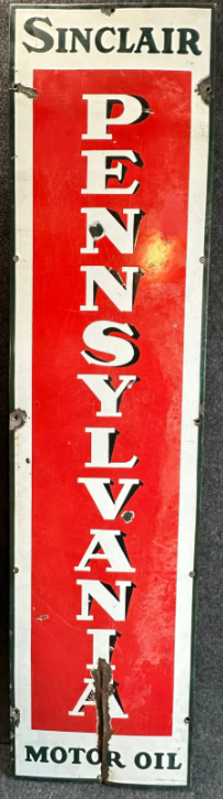 Sinclair Pennsylvania Motor Oil SSP 5 Foot Sign