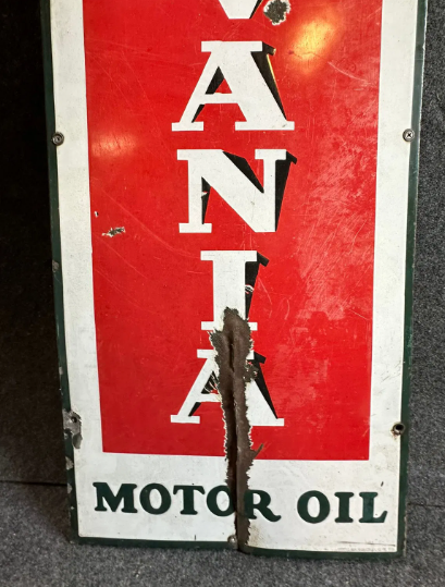 Sinclair Pennsylvania Motor Oil SSP 5 Foot Sign