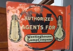 Authorized Agents for Westinghouse Lamp Company DST Flange Sign