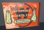 Authorized Agents for Westinghouse Lamp Company DST Flange Sign