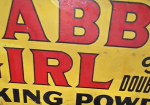 Clabber Girl Baking Powder DST Sign