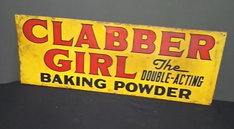 Clabber Girl Baking Powder DST Sign