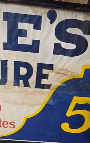 Duke’s Mixture 30 Cigarettes Tobacco Linen Cloth Banner Sign