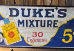 Duke’s Mixture 30 Cigarettes Tobacco Linen Cloth Banner Sign