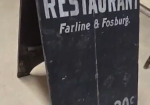 Arcade Restaurant Meals 20 Cents Wood Two-Sided Sidewalk Sign