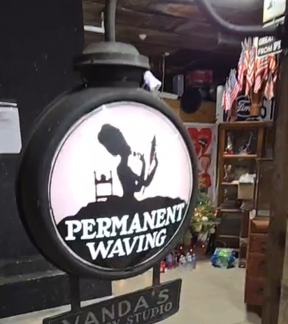 Vanda’s Beauty Studio Permanent Waving Light-Up Double-Sided Globe