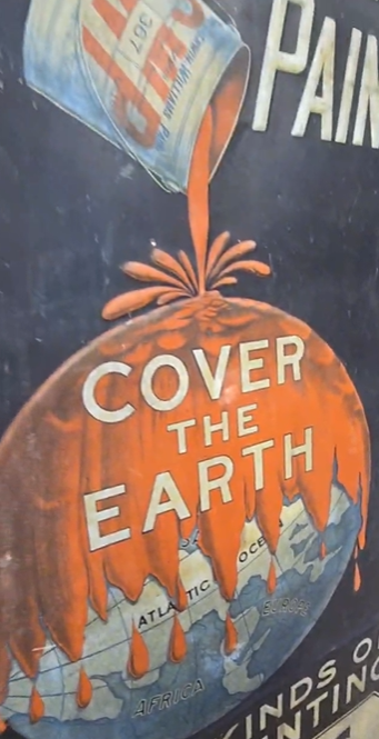 Sherwin Williams Paints Cover the Earth SST Embossed Sign Kundert Brothers Hardware