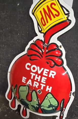 Sherwin-Williams Cover the Earth Die Cut SSP Sign