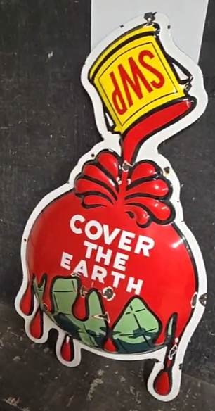 Sherwin-Williams Cover the Earth Die Cut SSP Sign