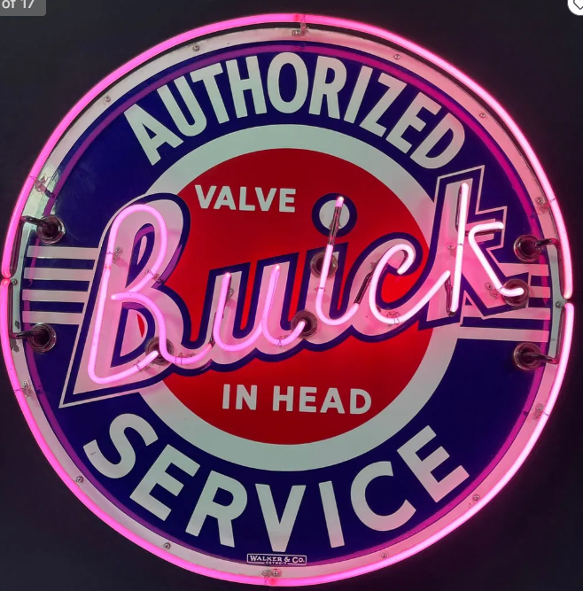 Buick Authorized Service SSP 42 Inch Neon Sign