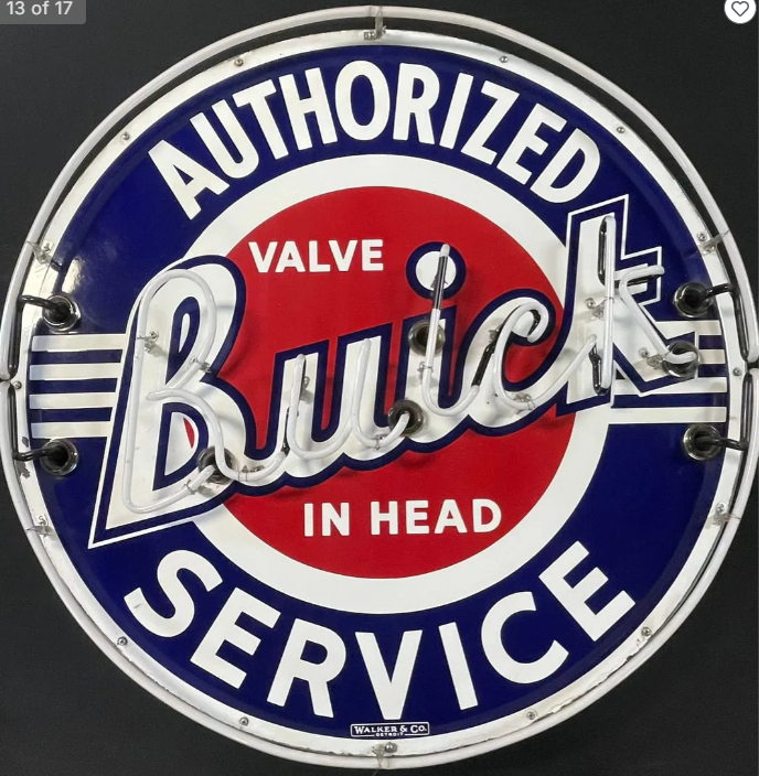 Buick Authorized Service SSP 42 Inch Neon Sign