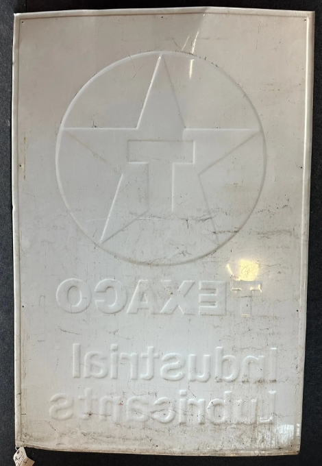 Texaco Industrial Lubricants SST Advertising 6 Foot Sign