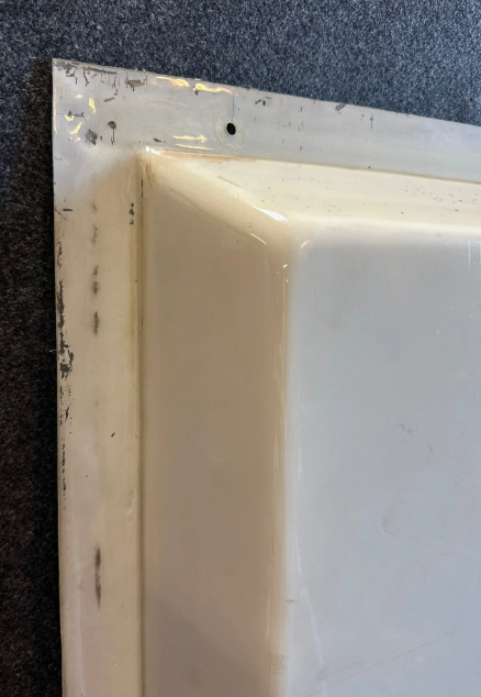 AMF Harley Davidson #1 Original Motorcycle Plastic Lighted Advertising 6′ Tall Sign Panel