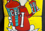 ICEE Coldest Drink In Town Slurpee Two-Piece DST Swinger Sign
