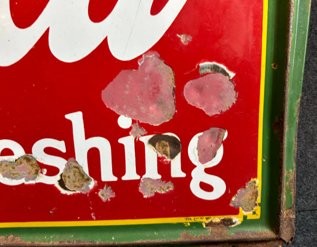 Drink Coca Cola Fountain Service SSP 5 Foot Sign