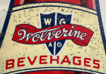 W.G.A. CO. Wolverine Big 10 Beverages SST Soda Sign