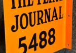 The Flint Journal 5488 DST Newspaper Flange Sign