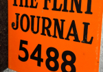 The Flint Journal 5488 DST Newspaper Flange Sign