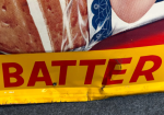 Sunbeam It’s Batter Whipped Embossed SST Self Framed Sign