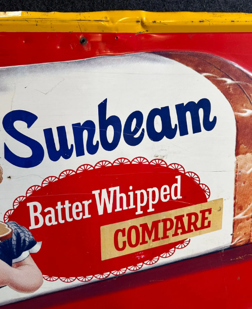 Sunbeam It’s Batter Whipped Embossed SST Self Framed Sign