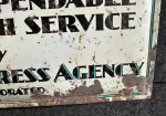 Railway Express Agency Single Sided TOC Sign