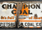 Champion Coal Full of Heat SSP Pittsburgh PA Sign