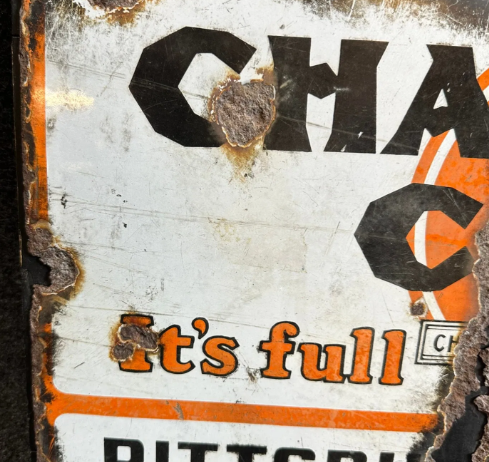 Champion Coal Full of Heat SSP Pittsburgh PA Sign