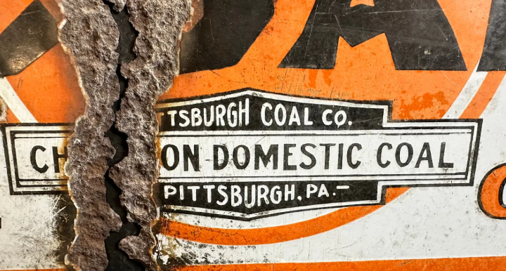 Champion Coal Full of Heat SSP Pittsburgh PA Sign