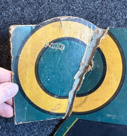 Old Gold Cigarettes Flapper Girl Cardboard Easel Back Sign