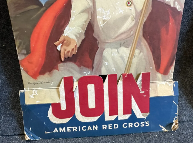 American Red Cross Cardboard Easel Back Recruitment Signs