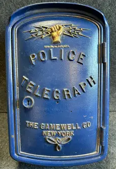 Cast Iron Gamewell Police Telegraph Call Box